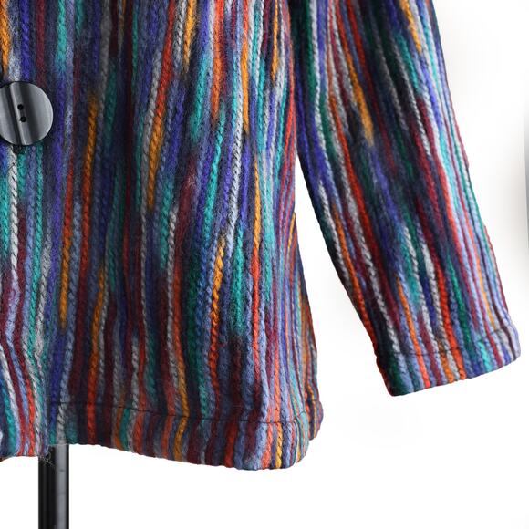 Women's Multicolored Habitat Clothes To Live In Button Up Jacket - Size Small - Picture 8 of 10